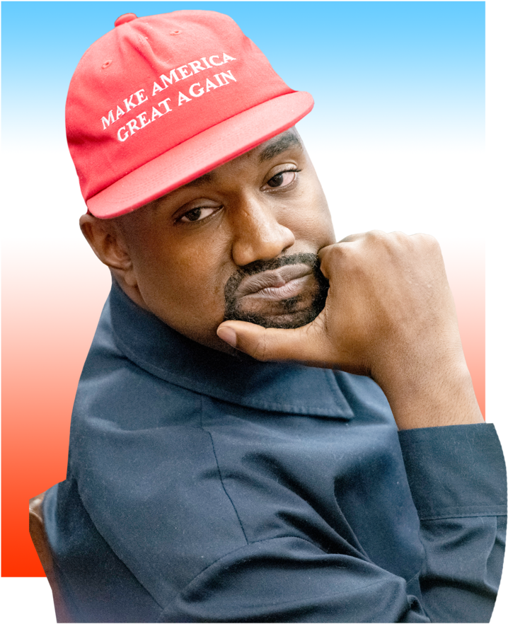 Kanye West Visits The White House To Speak With Donald (768x960), Png Download