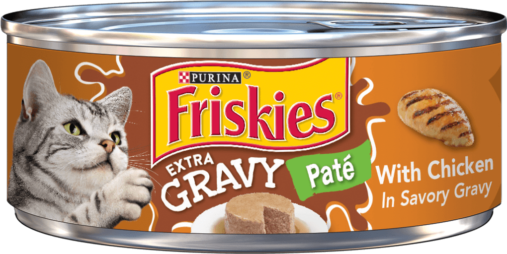 Extra Gravy Paté With Chicken In Savory Gravy (1400x978), Png Download