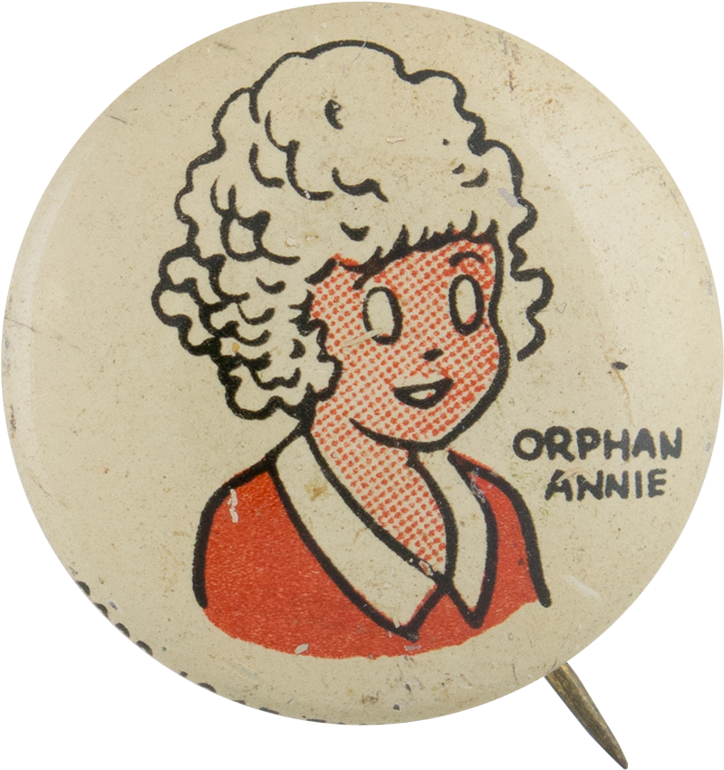 Kellogg's Pep Orphan Annie Advertising Button Museum (1000x1033), Png Download