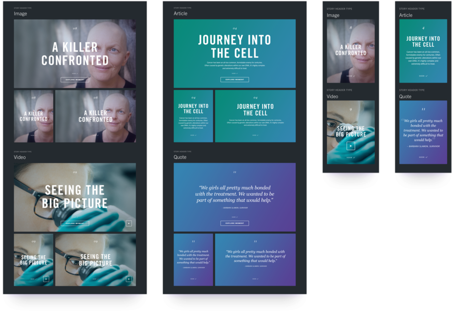 A Responsive Set Of Media Tiles For The 40th Anniversary (1000x664), Png Download