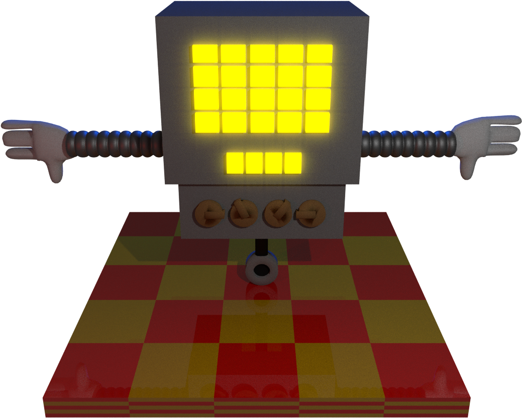 Mettaton 3d Model (1096x1080), Png Download