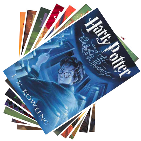 Harry Potter Series (563x564), Png Download