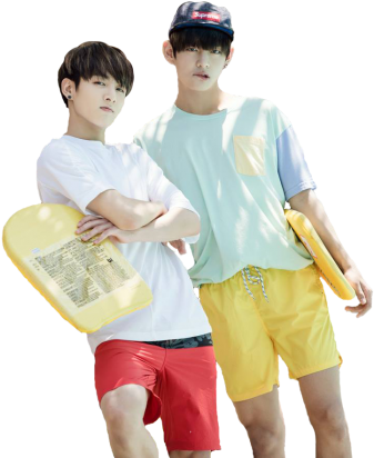 #bts #taehyung #jungkook (700x465), Png Download