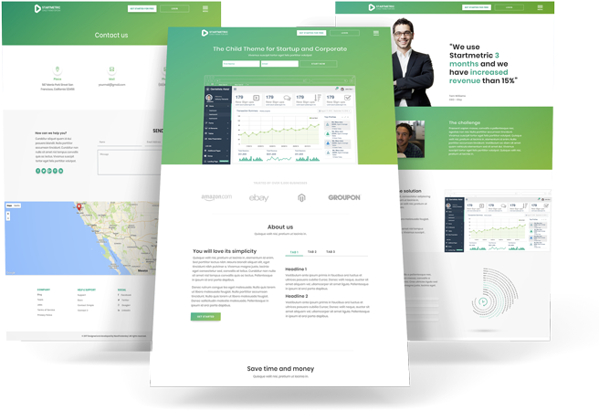 Startmetric Divi Child Theme (700x540), Png Download