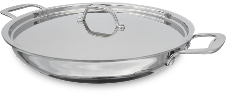 12″ Paella Pan With Lid (900x900), Png Download