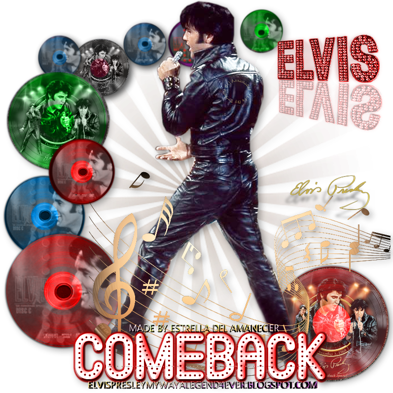 Elvis Presley,comeback (797x797), Png Download