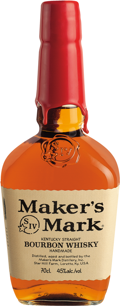 Maker's Mark Kentucky Straight Bourbon Whiskey (557x1150), Png Download