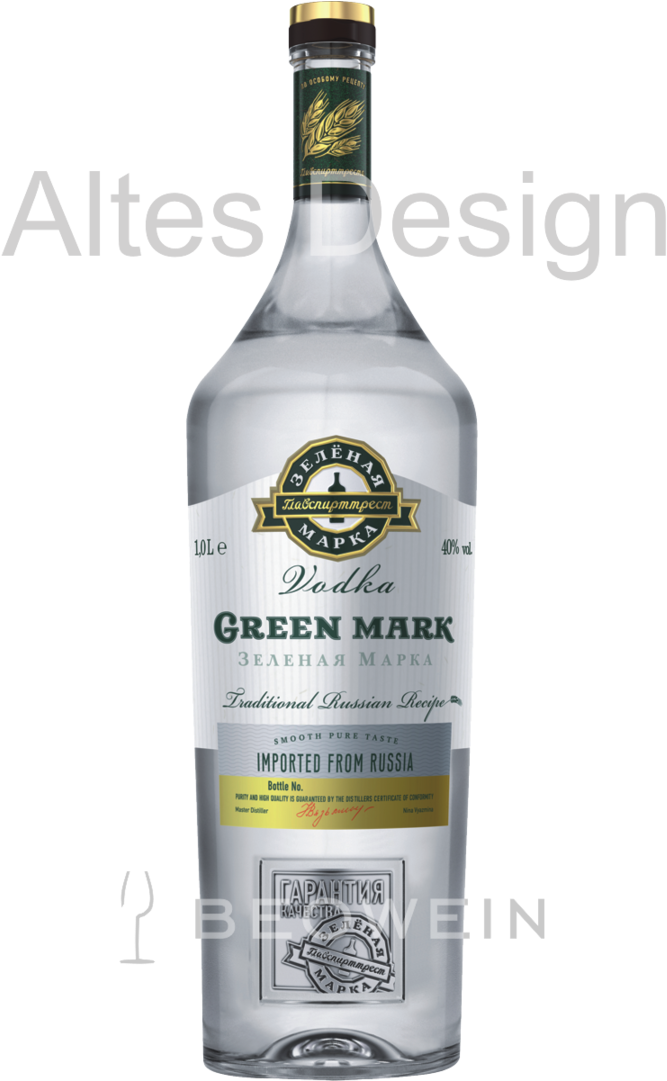 Green Mark Vodka Buy Online At Beowein Mail Order Png (1080x1080), Png Download