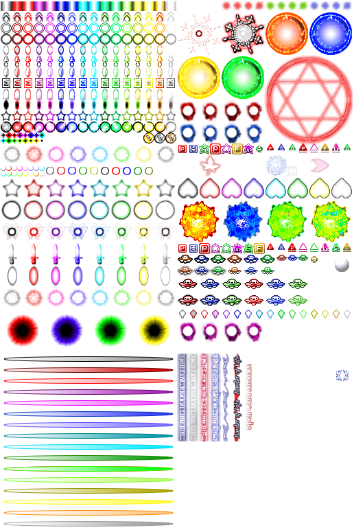 Bullets And Items (516x772), Png Download