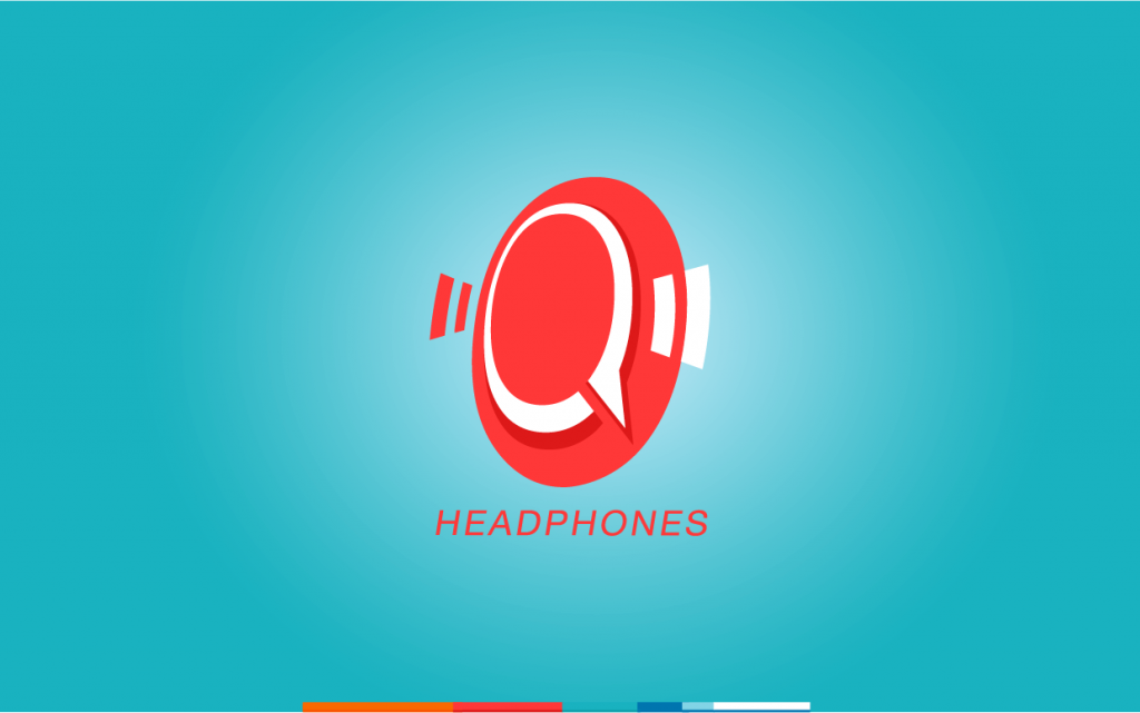 Q Headphones Logo Guide Q Headphones Logo Final (1024x641), Png Download