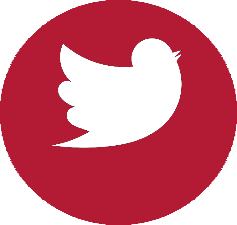 More Free Red Circle Twitter Png Images (757x720), Png Download