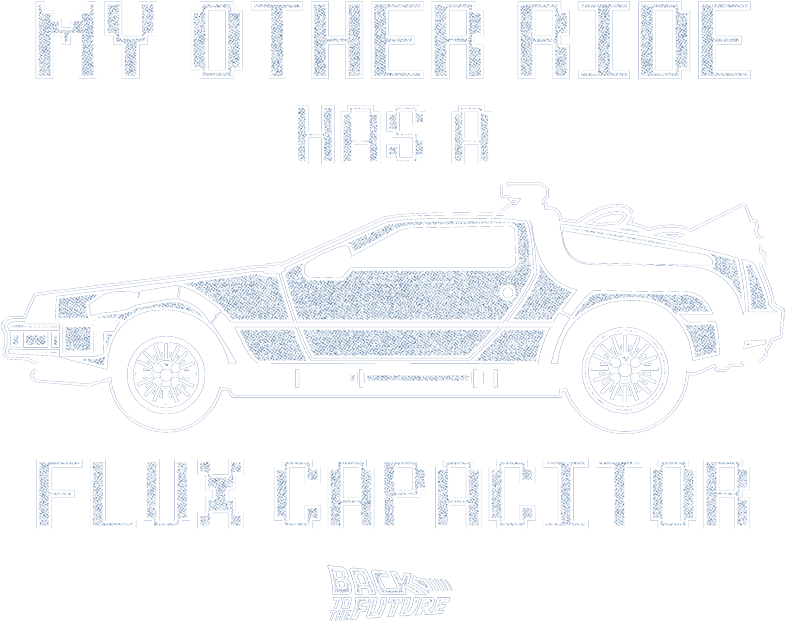 Back To The Future Other Ride Juniors T-shirt (900x864), Png Download