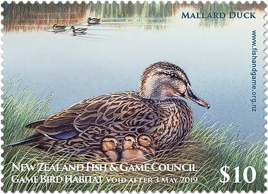 2018 Game Bird Habitat Single Stamp (600x600), Png Download