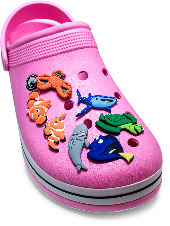 3 Of 12 2pcs Finding Nemo Pvc Shoe Charms Shoe Accessories/decor (750x750), Png Download