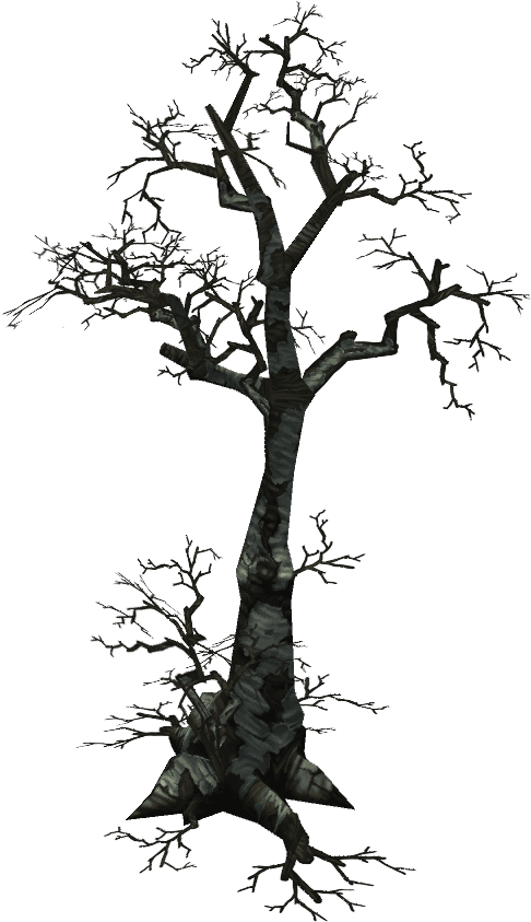 Low Poly Dead Tree Pack (1024x1024), Png Download
