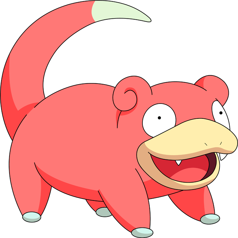 Pokemon Shiny-slowpoke Is A Fictional Character Of (800x800), Png Download
