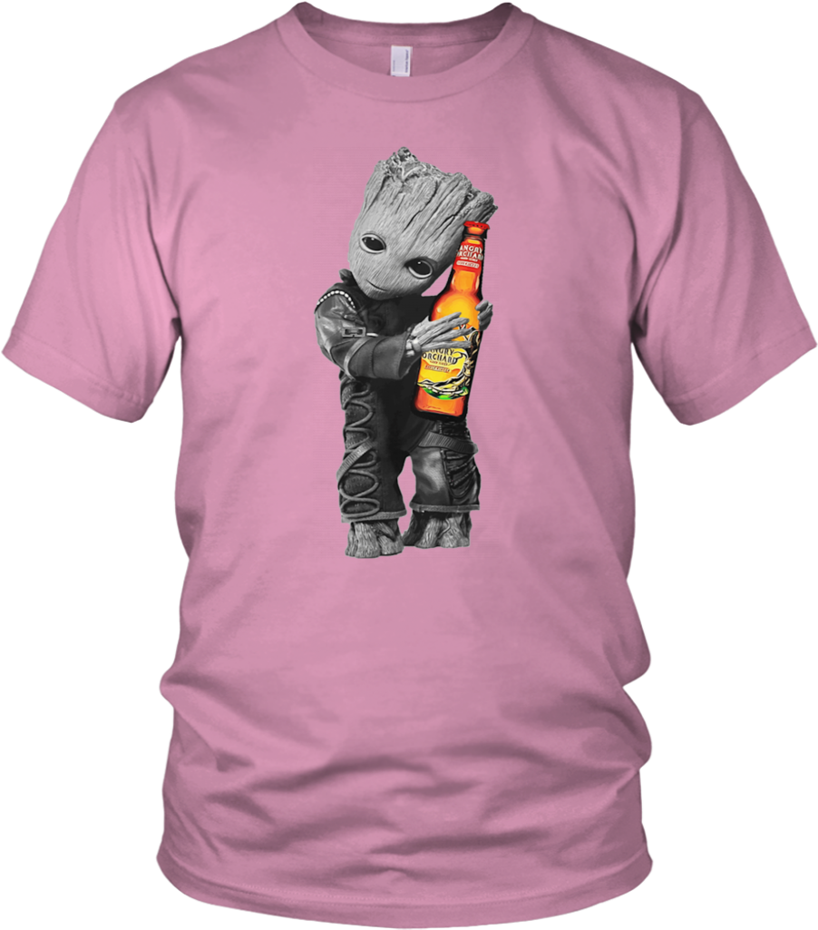 Baby Groot Hug Angry Orchard Beer Shirt (1024x1024), Png Download