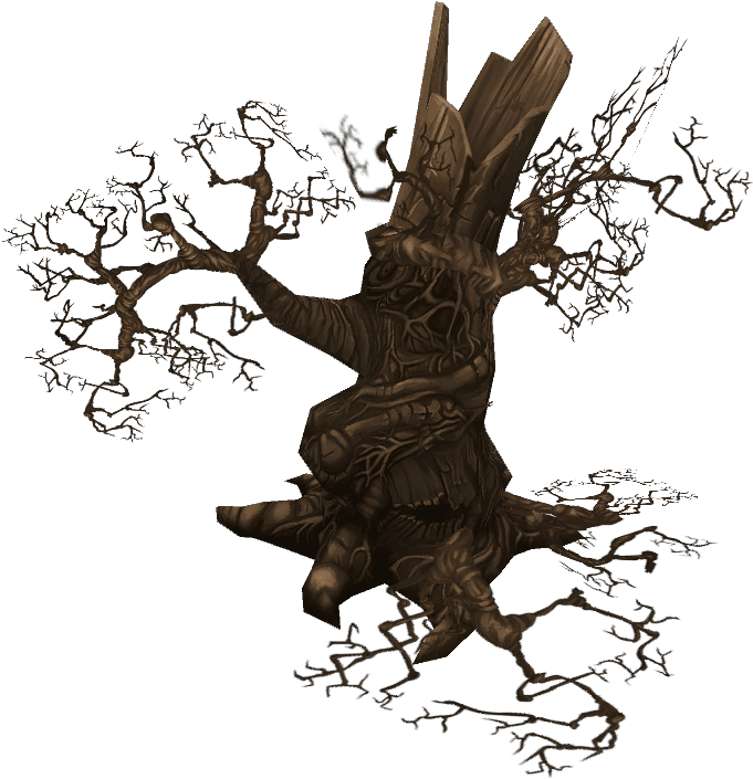 Low Poly Dead Tree Pack (1024x1024), Png Download