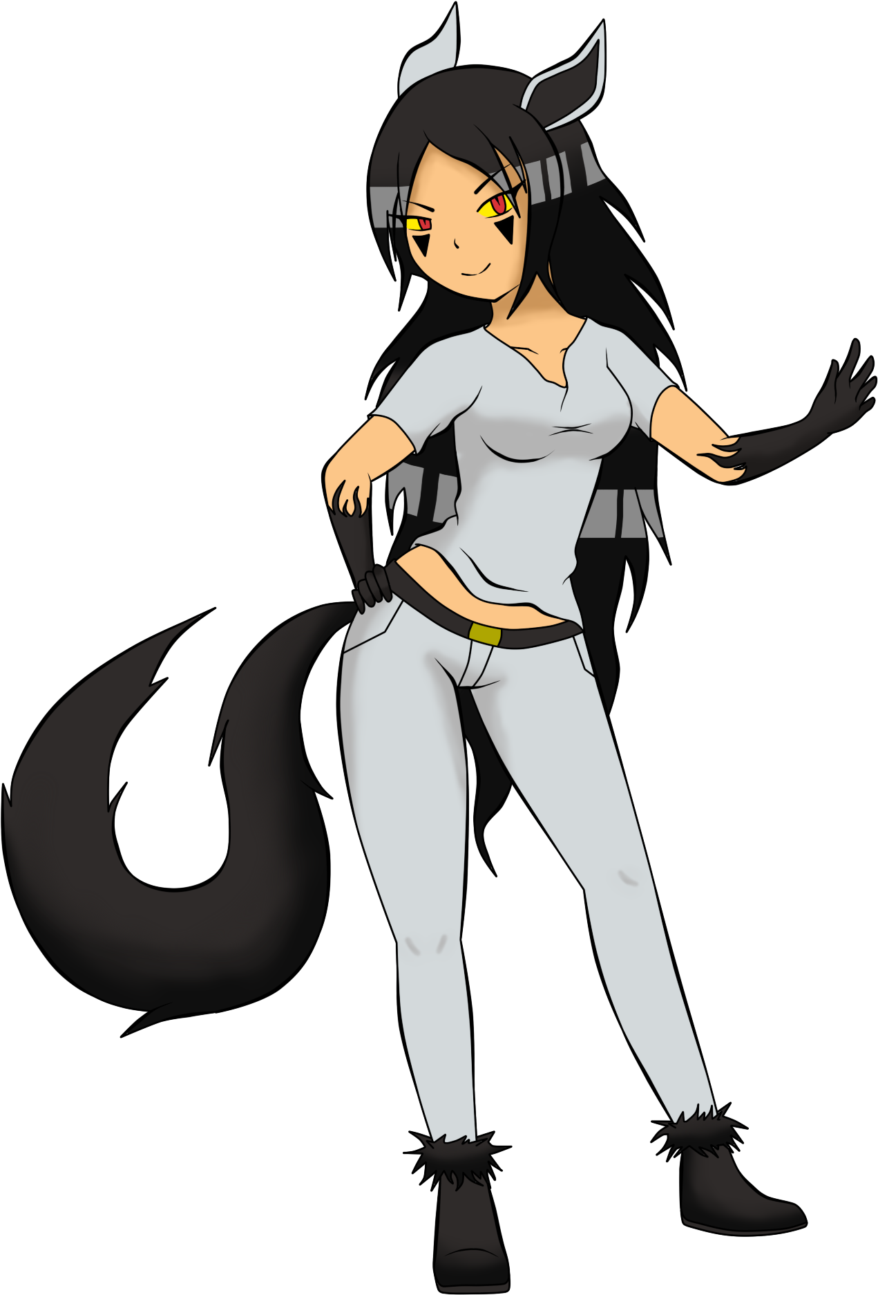 Mightyena (1500x2000), Png Download