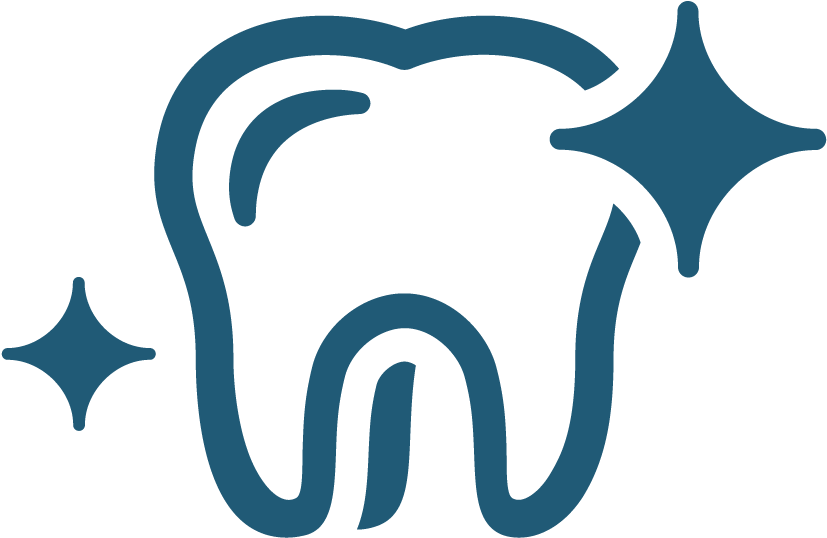 The Right Dentist Sparkle Tooth 001 Blue (900x700), Png Download