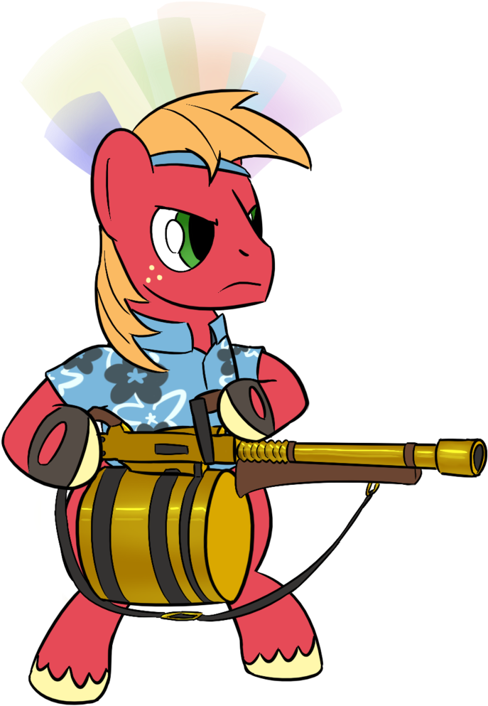 Phat Guy, Australium, Belt, Big Macintosh, Bipedal, (1024x1024), Png Download