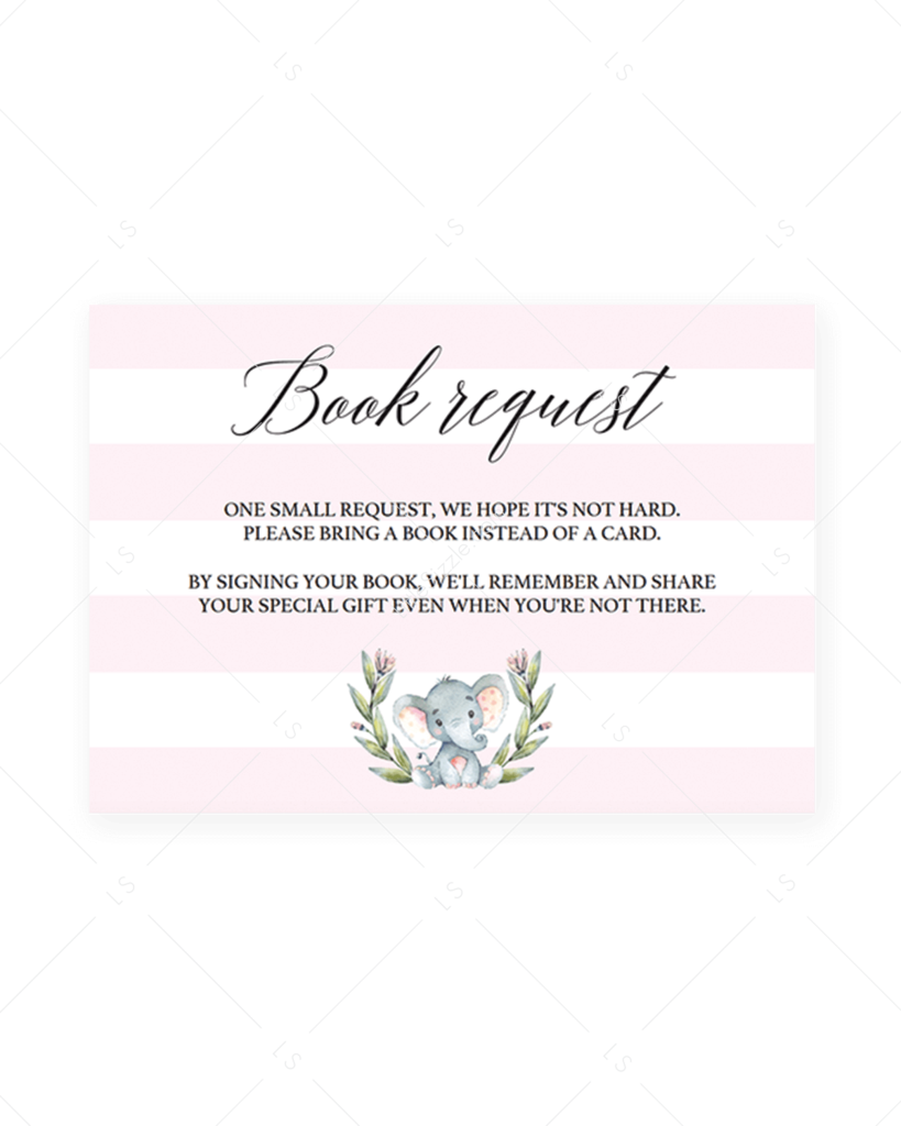 Bring A Book Instead Of A Card Baby Shower Printable (819x1024), Png Download