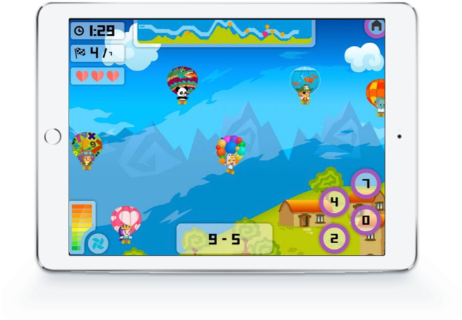 Mangahigh Math Game On Ipad (665x468), Png Download