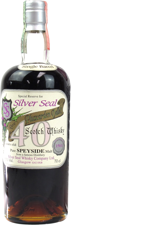 Pluscarden Valley 1961/2001 Silver Seal 40 Year Old (1000x1000), Png Download