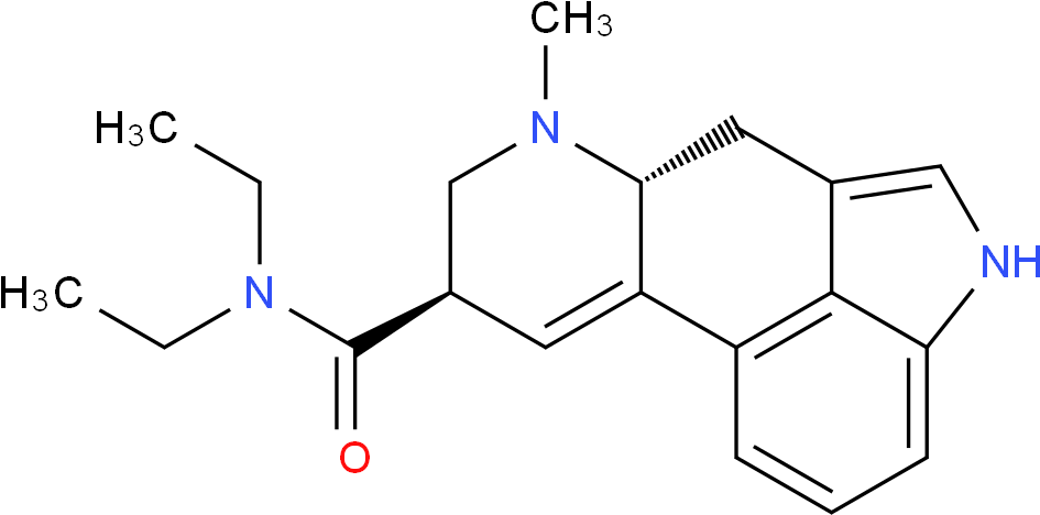 Lysergic Acid Diethylamide Molecular Structure Cas (988x511), Png Download