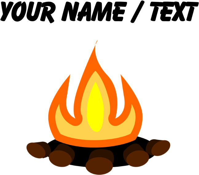 Custom Camp Fire Baseball Cap (700x700), Png Download