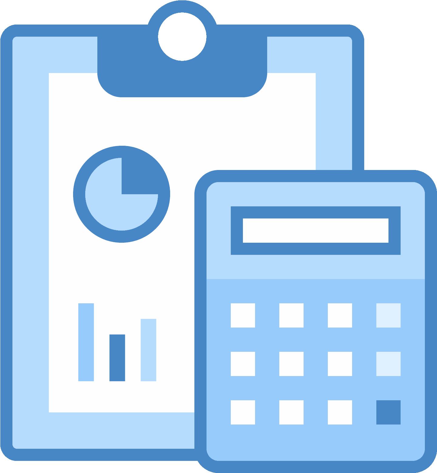 This Is A Picture Of A Clipboard With Graphs On It (1600x1600), Png Download