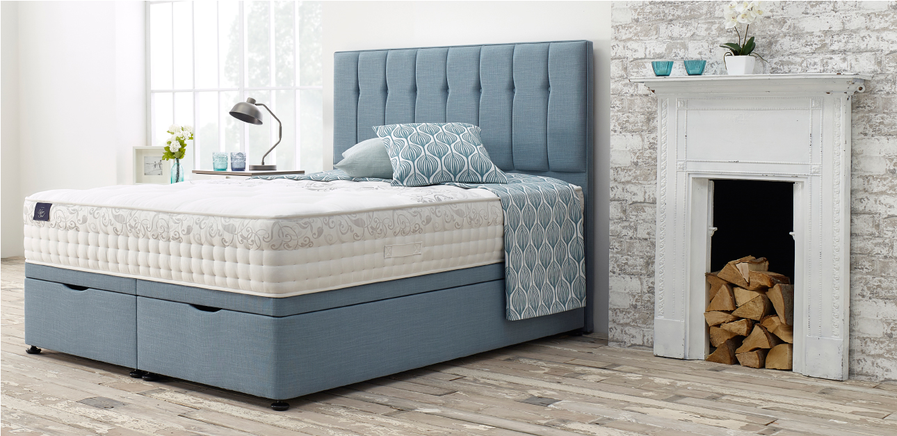 Slumberland Silver Seal Divan Single (1289x896), Png Download