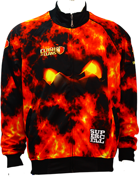 Jaket Clash Of Clans Lava Hound (500x619), Png Download