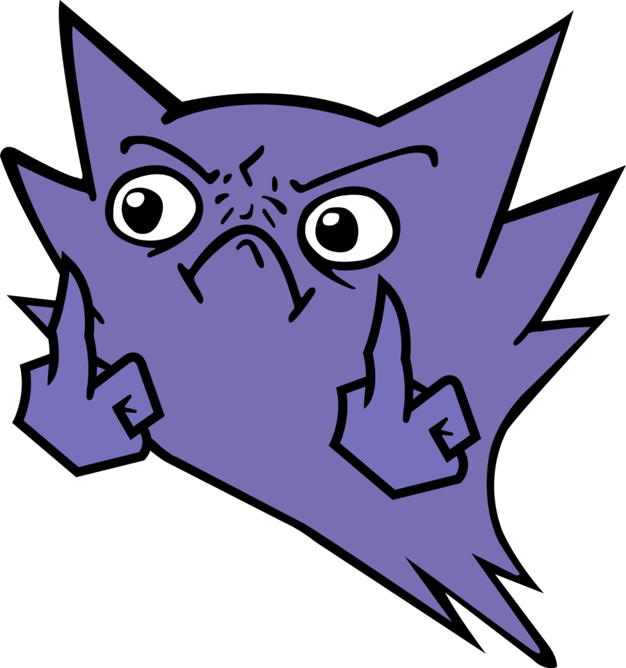 151kib, 900x961, Mean Look Haunter By Idarns-d5dvscl (900x961), Png Download
