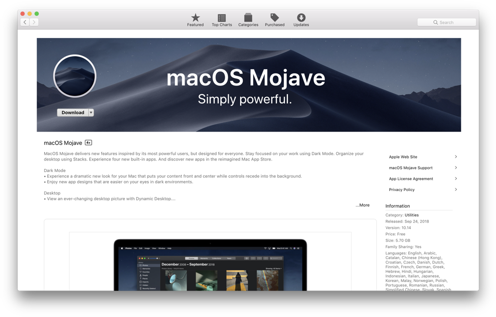 Macos Mojave Final (1000x641), Png Download