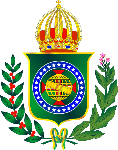 Circulo Monárquico Brasileiro Brasão Imperial Bandeiras (500x635), Png Download