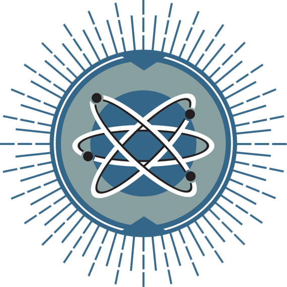 Atomic Grill And Lounge Logo (570x570), Png Download