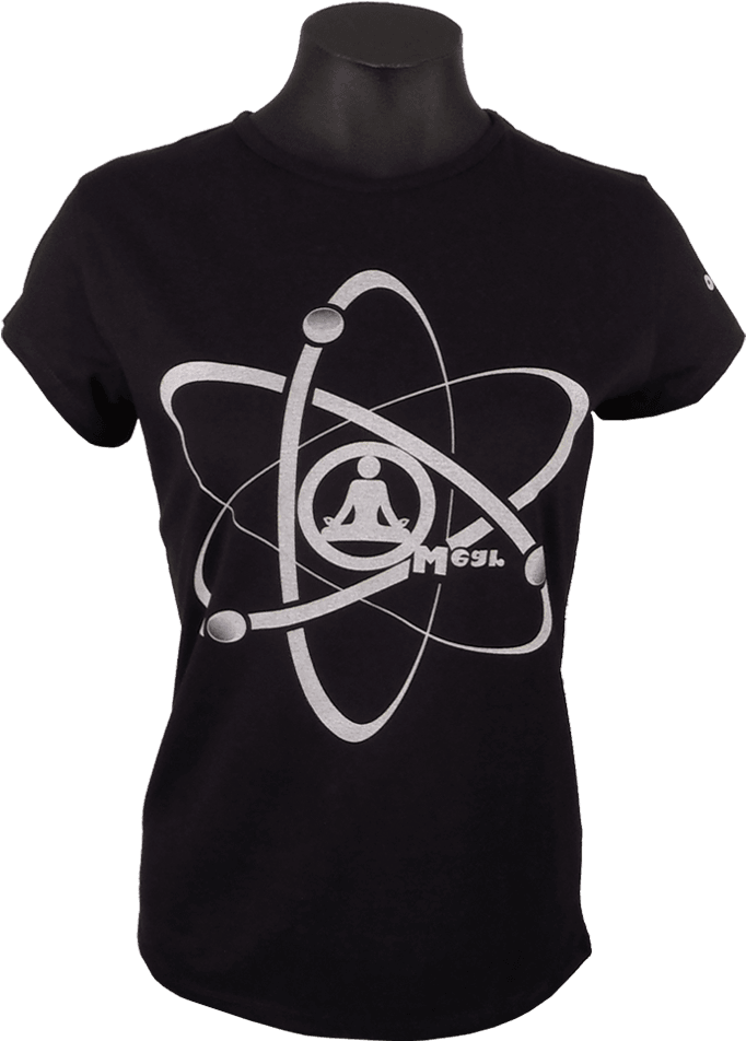 Black [silver Atom Logo] (850x1000), Png Download