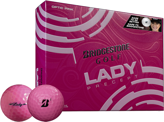 Bridgestone Lady Precept Pink Golf Balls (684x500), Png Download