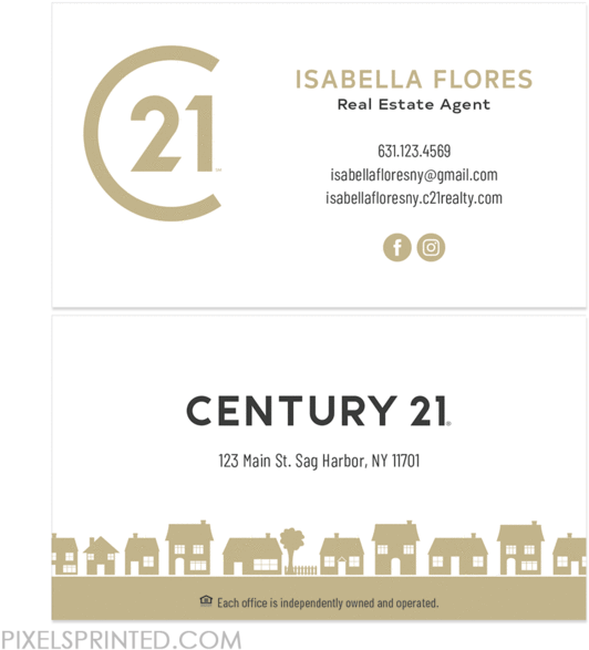 New Century 21 Logo Cards, Century 21 Business Cards, (600x600), Png Download