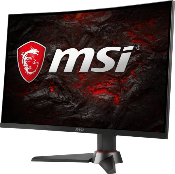 While The Mpg27c Houses A 1080p Display, The Mpg27cq (600x597), Png Download