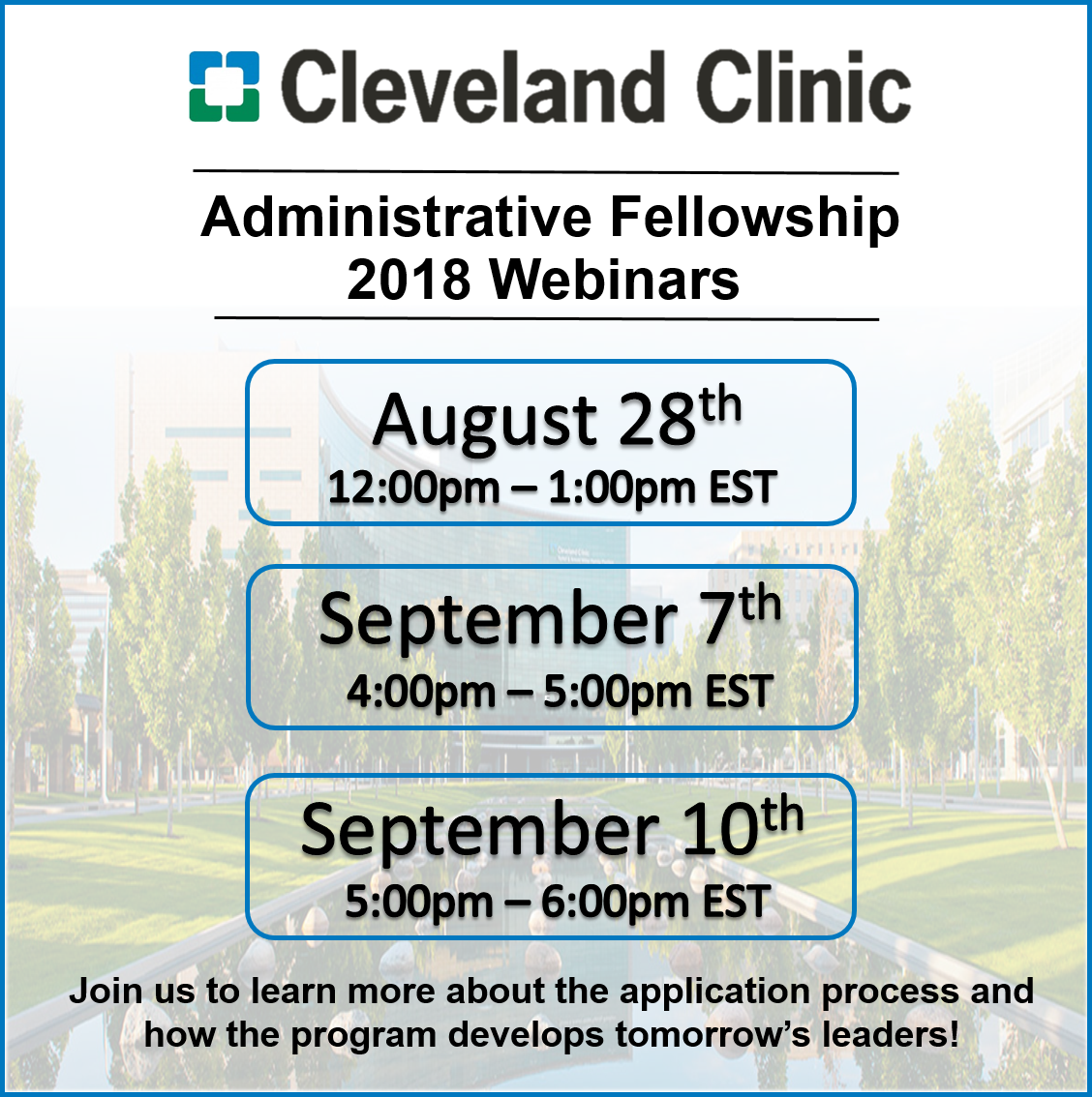 Cleveland Clinic Would Like To Invite You To Learn (1128x1134), Png Download