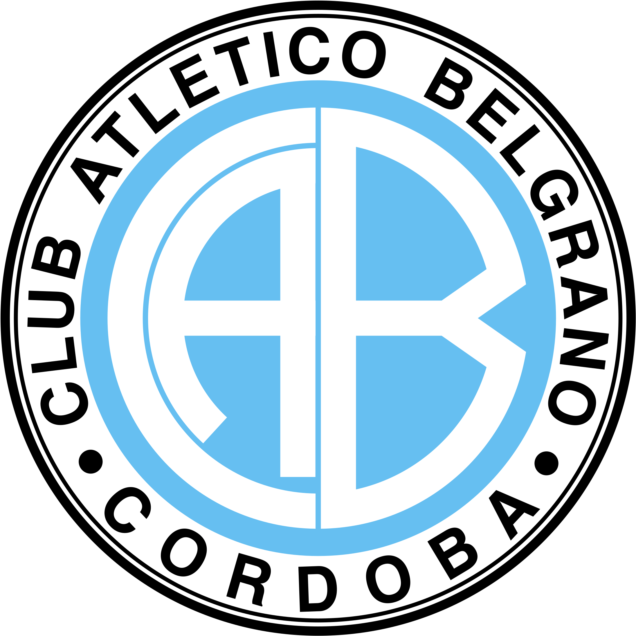 Club Atletico Belgrano Logo Png Transparent (2400x2400), Png Download
