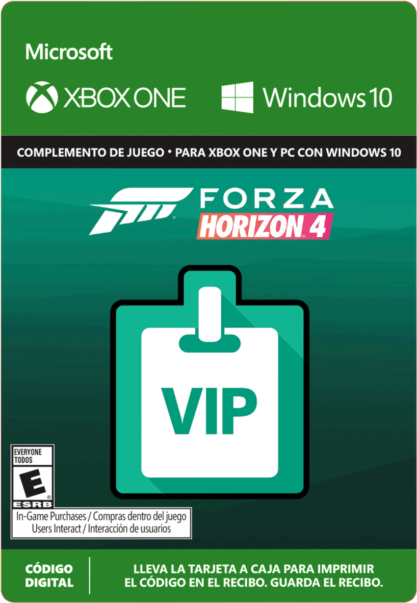Forza Horizon 4 Membresía Vip (955x1336), Png Download