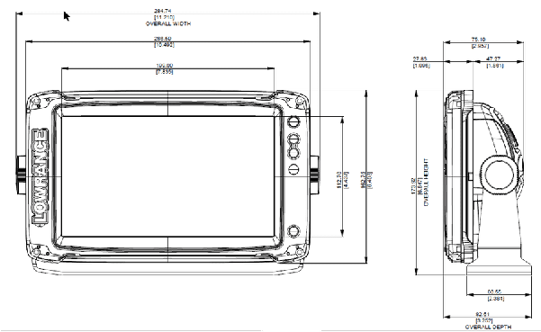 Lowrance (600x550), Png Download