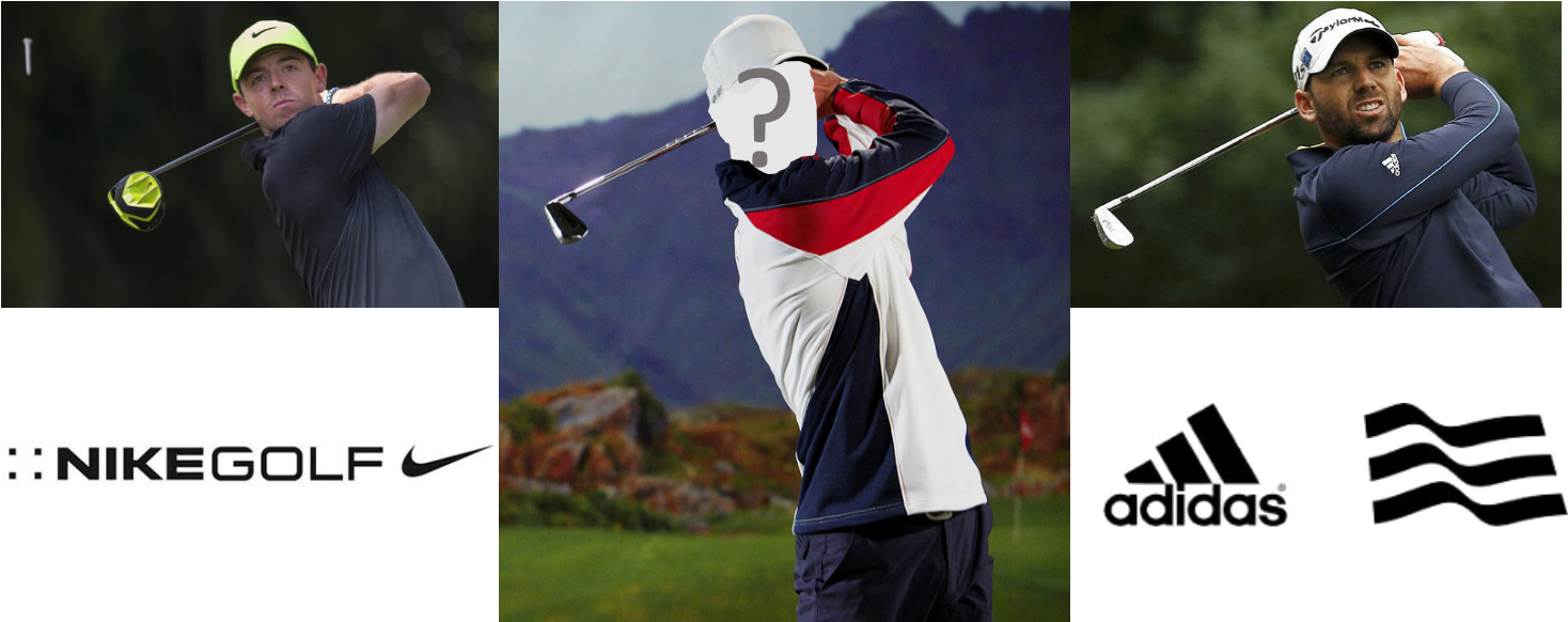 Rory In Nike, Garcia In Adidas, You In (1467x597), Png Download