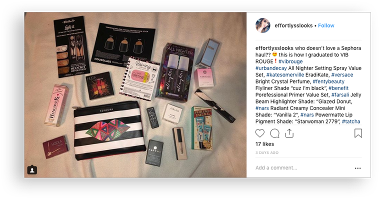 Sephora Vib Rouge Status Instagram Post (800x454), Png Download