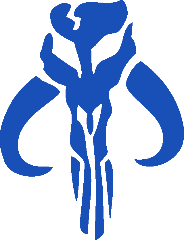 Bounty Hunter Vinyl Decal Sticker By Blue Unicoin Mandalorian (640x833), Png Download