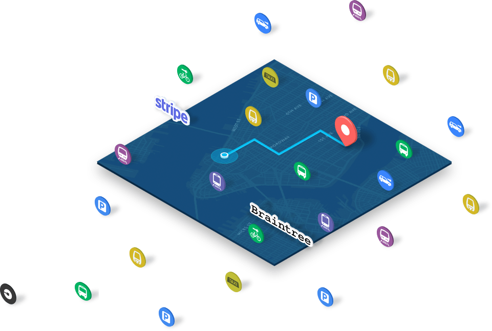 Tripgo Api Platform (961x647), Png Download