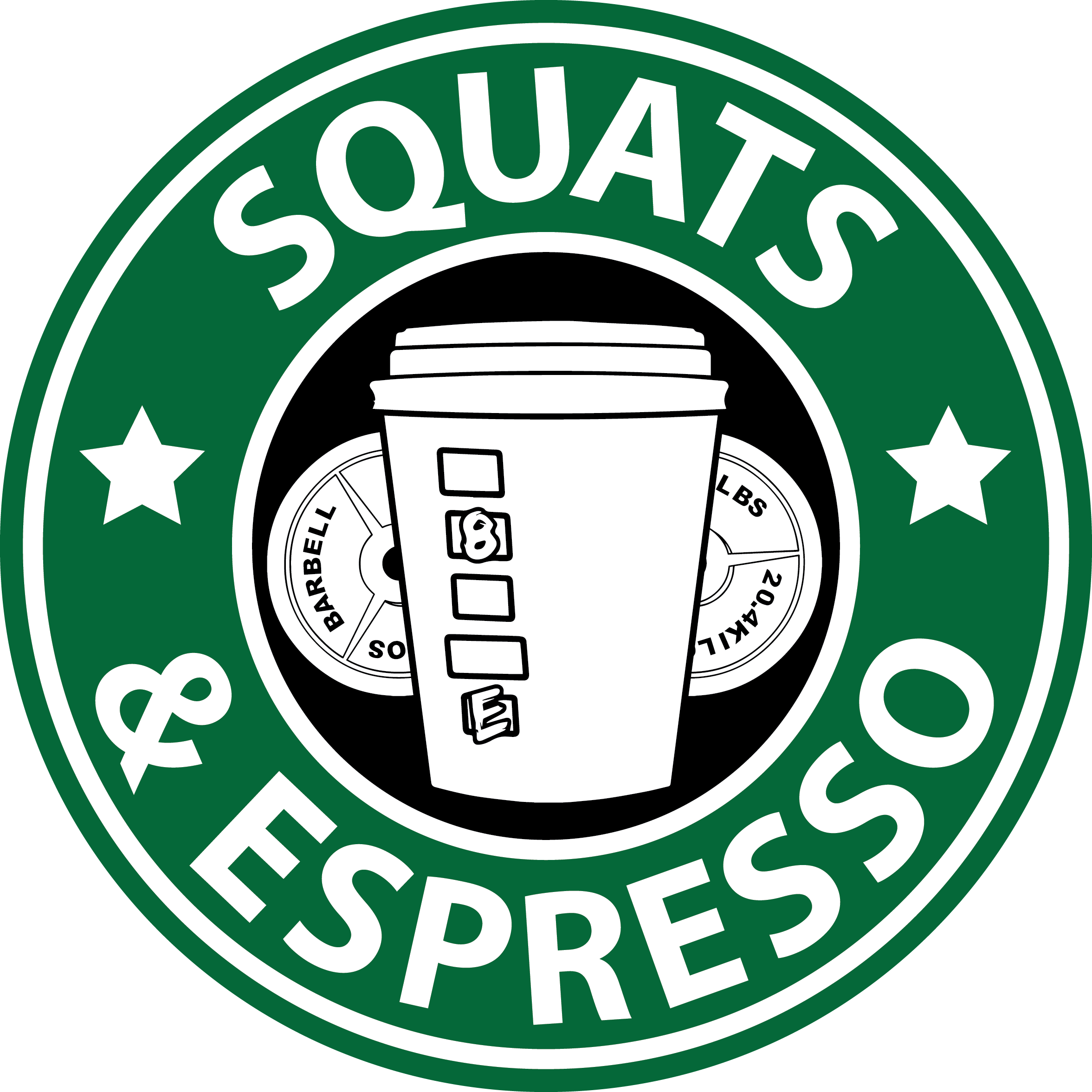 Squats And Espresso (2353x2353), Png Download